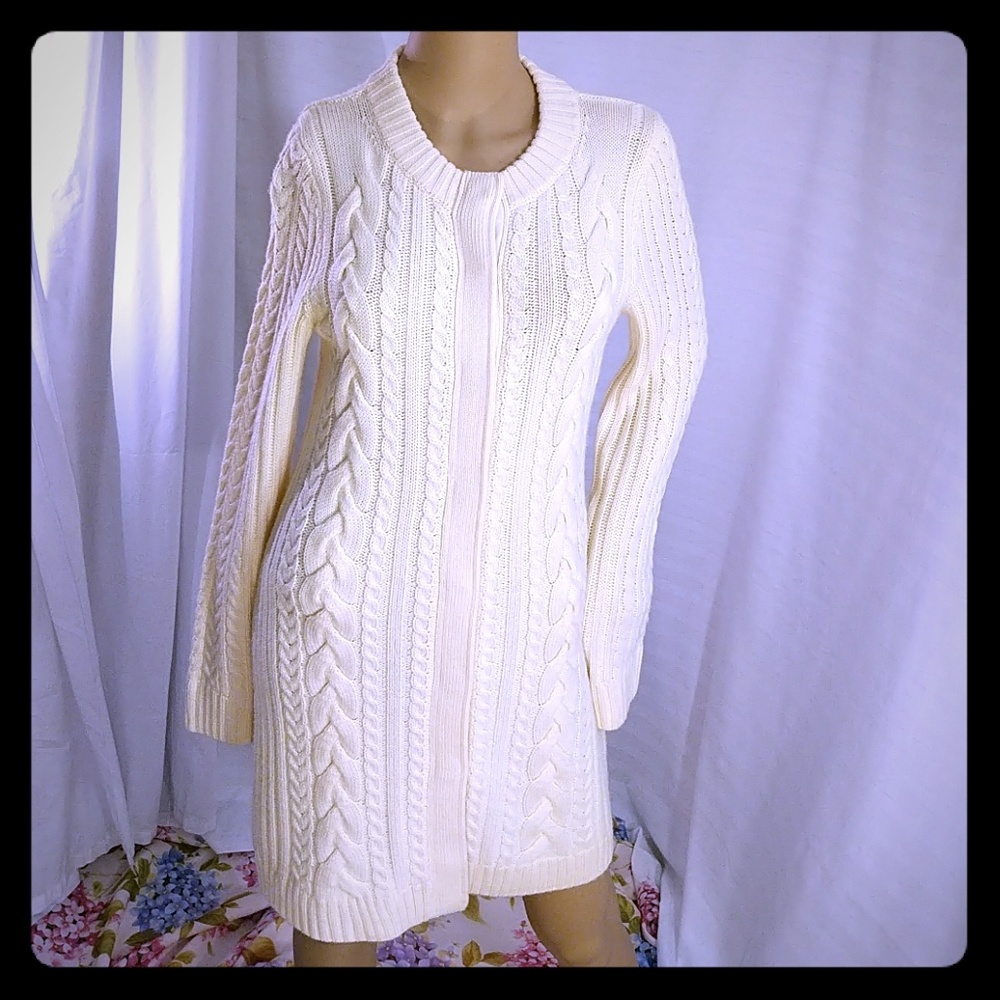 Banana Republic Italian wool sweater dress Duster